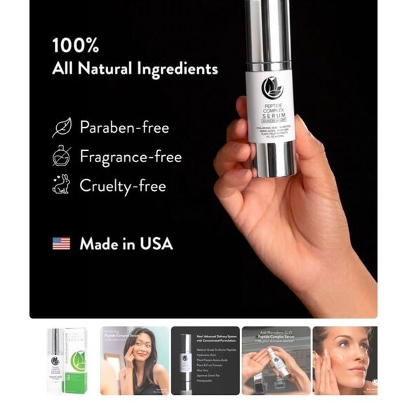 Peptide Complex Serum by Microderm GLO Best Skin Toning Facial Tightening - Picture 5 of 8